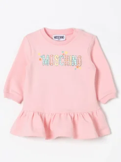 Abito a felpa in cotone Moschino