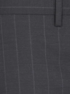 Abito a monopetto gessato in lana Caruso