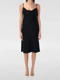 Abito basic Versace in misto viscosa