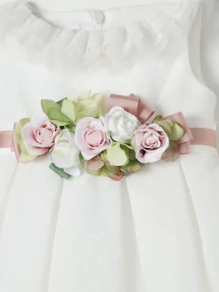 Abito Colori Chiari in tulle con fiori