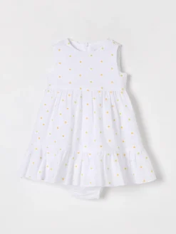 Abito con culotte in cotone con margherite Il Gufo