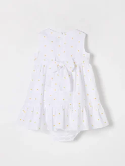 Abito con culotte in cotone con margherite Il Gufo