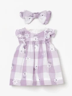 Abito con fascia Liu Jo in cotone check