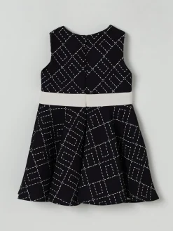 Abito con logo all-over Elisabetta Franchi La Mia Bambina