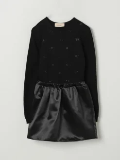 Abito con logo di strass Elisabetta Franchi La Mia Bambina