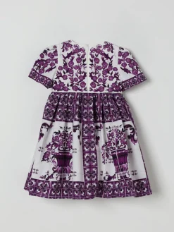 Abito con stampa maioliche Dolce & Gabbana