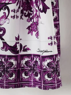 Abito con stampa maioliche Dolce & Gabbana