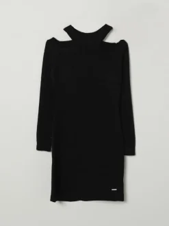 Abito cut-out in maglia di viscosa Monnalisa