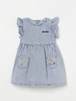 Abito di jeans ricamato Moschino