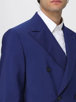 Abito doppiopetto Colamarino in misto lino