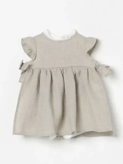 Abito Il Gufo in lino e cotone