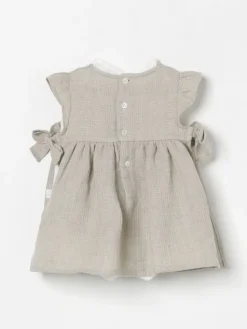 Abito Il Gufo in lino e cotone