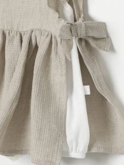 Abito Il Gufo in lino e cotone