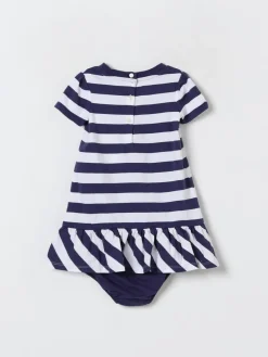 Abito in cotone a righe Bear Polo Ralph Lauren