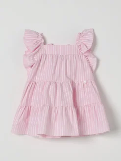 Abito in cotone a righe Le Bebe'