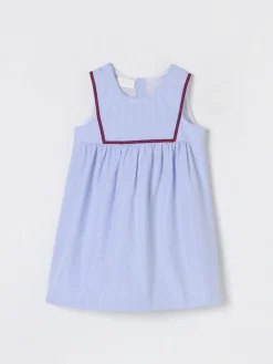 Abito in cotone a righe Web Gucci