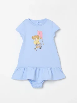 Abito in cotone Bear Polo Ralph Lauren con culotte
