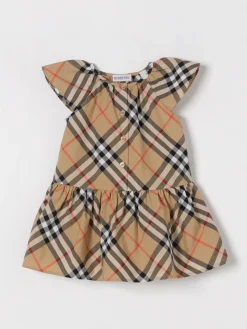 Abito in cotone check Burberry