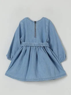Abito in cotone con fiori Stella McCartney Kids