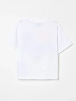 Abito in cotone con logo Teddy Moschino