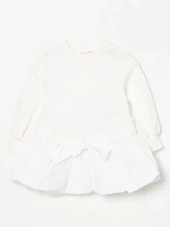 Abito in cotone Elisabetta Franchi La Mia Bambina