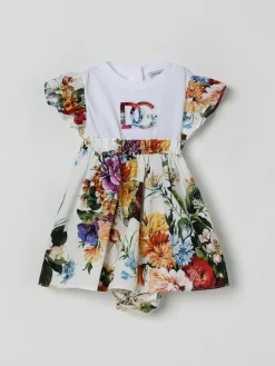 Abito in cotone floreale DG Dolce & Gabbana
