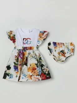 Abito in cotone floreale DG Dolce & Gabbana