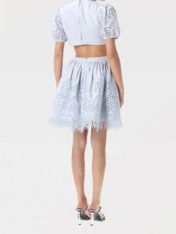 Abito in cotone Sangallo Self-Portrait