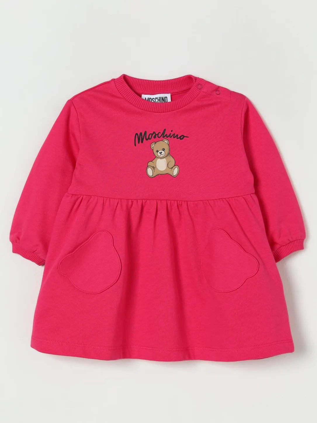 Abito in cotone Teddy Moschino