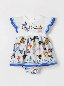 Abito in jersey con stampa farfalle Dolce & Gabbana