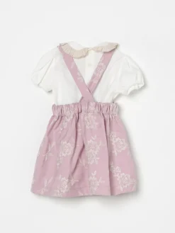 Abito in misto viscosa ricamato La Stupenderia