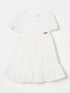 Abito in sangallo con Teddy traforato Moschino