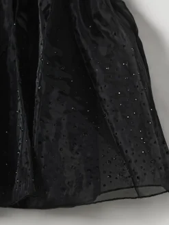 Abito in tulle con strass Karl Lagerfeld Kids