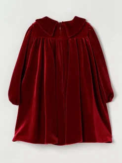 Abito in velluto con fiocco La Stupenderia