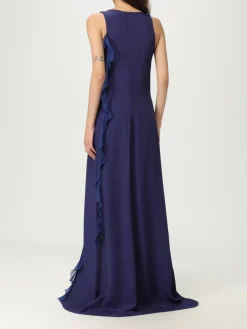 Abito Les Filles D'eva in crêpe con rouches