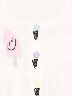 Abito Stella McCartney Kids in cotone con ricamo