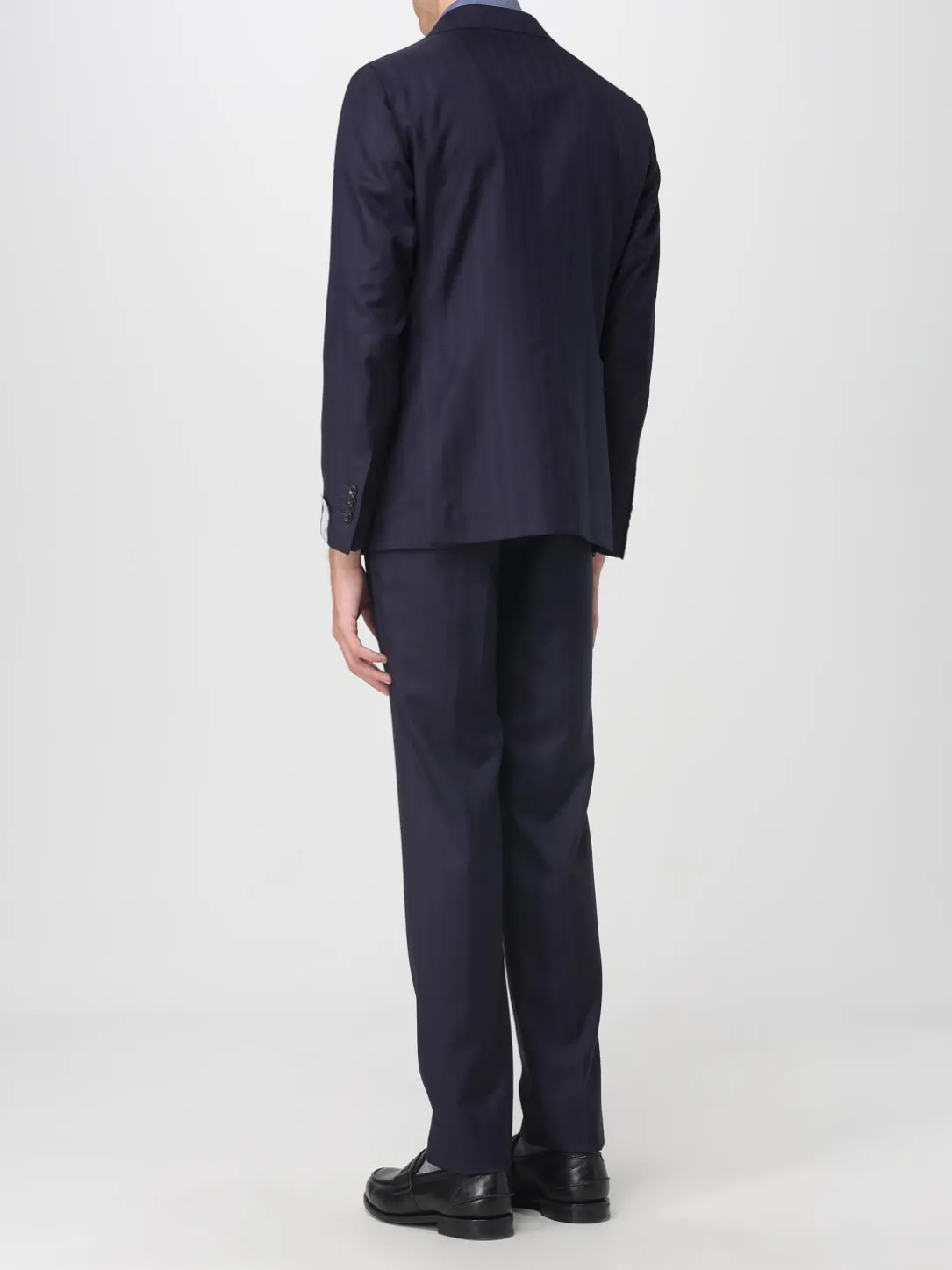 Abito Tagliatore in lana vergine con motivo gessato