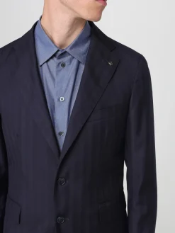 Abito Tagliatore in lana vergine con motivo gessato