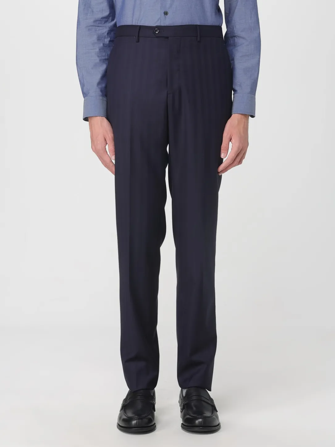 Abito Tagliatore in lana vergine con motivo gessato