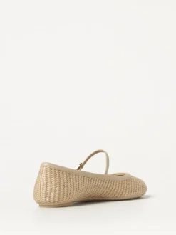 Ballerina Carla Gianvito Rossi in rafia e nappa