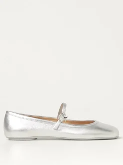 Ballerina Carla Gianvito Rossi in nappa laminata