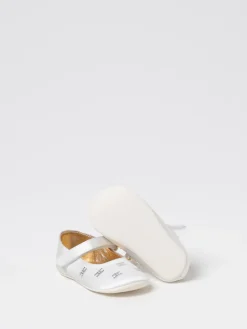 Ballerina Elisabetta Franchi La Mia Bambina in raso con logo di strass