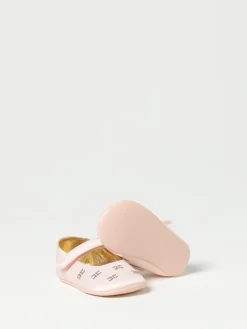 Ballerina Elisabetta Franchi La Mia Bambina in raso con monogram di strass