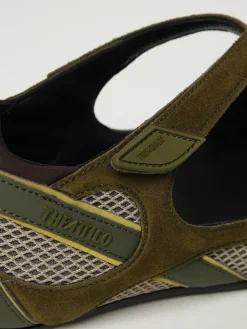 Ballerina Floor 001 The Attico in camoscio e mesh