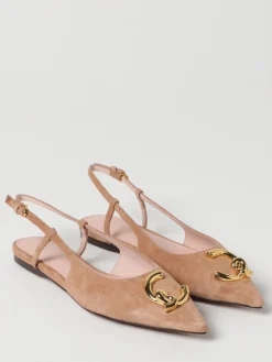 Ballerina slingback C-Me Coccinelle in camoscio