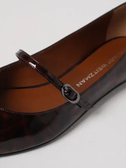 Ballerina Stuart Weitzman in vernice stampa animalier