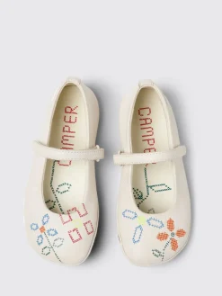 Ballerina Twins Camper in pelle con stampa floreale