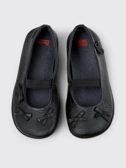 Ballerina Twins Camper in pelle a grana con fiocchi