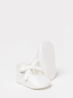 Ballerine in mikado Monnalisa con fiocco