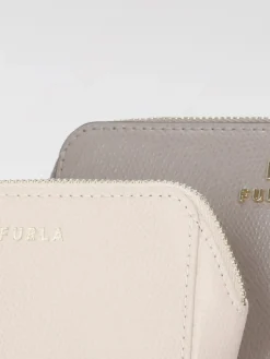 Beauty case Furla in pelle a grana